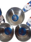 Aluminuim Sauce Pan With Handle & 2 Pour Spout For Home Kitchen/Hotels